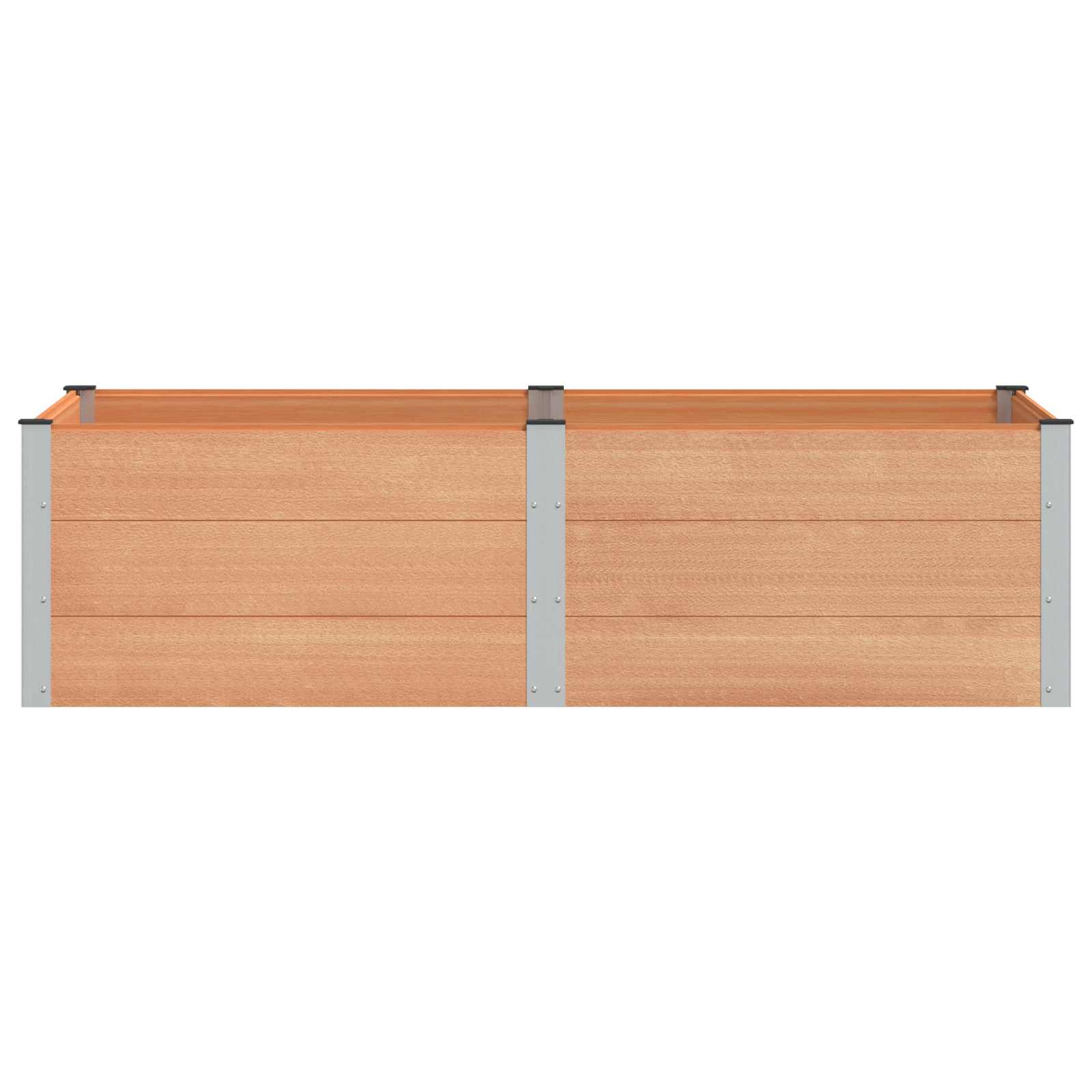 Povišena vrtna gredica Smeđa 200 x 100 x 54 cm