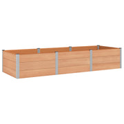 Povišena vrtna gredica Smeđa 300 x 100 x 54 cm