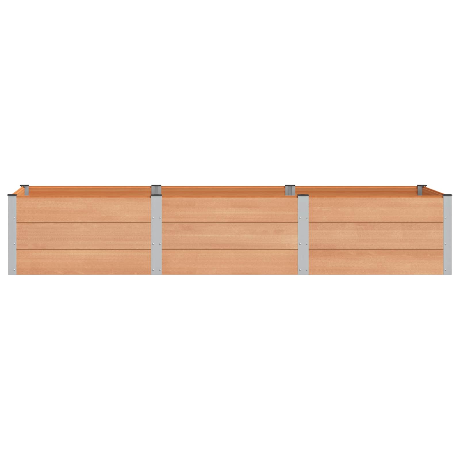 Povišena vrtna gredica Smeđa 300 x 100 x 54 cm