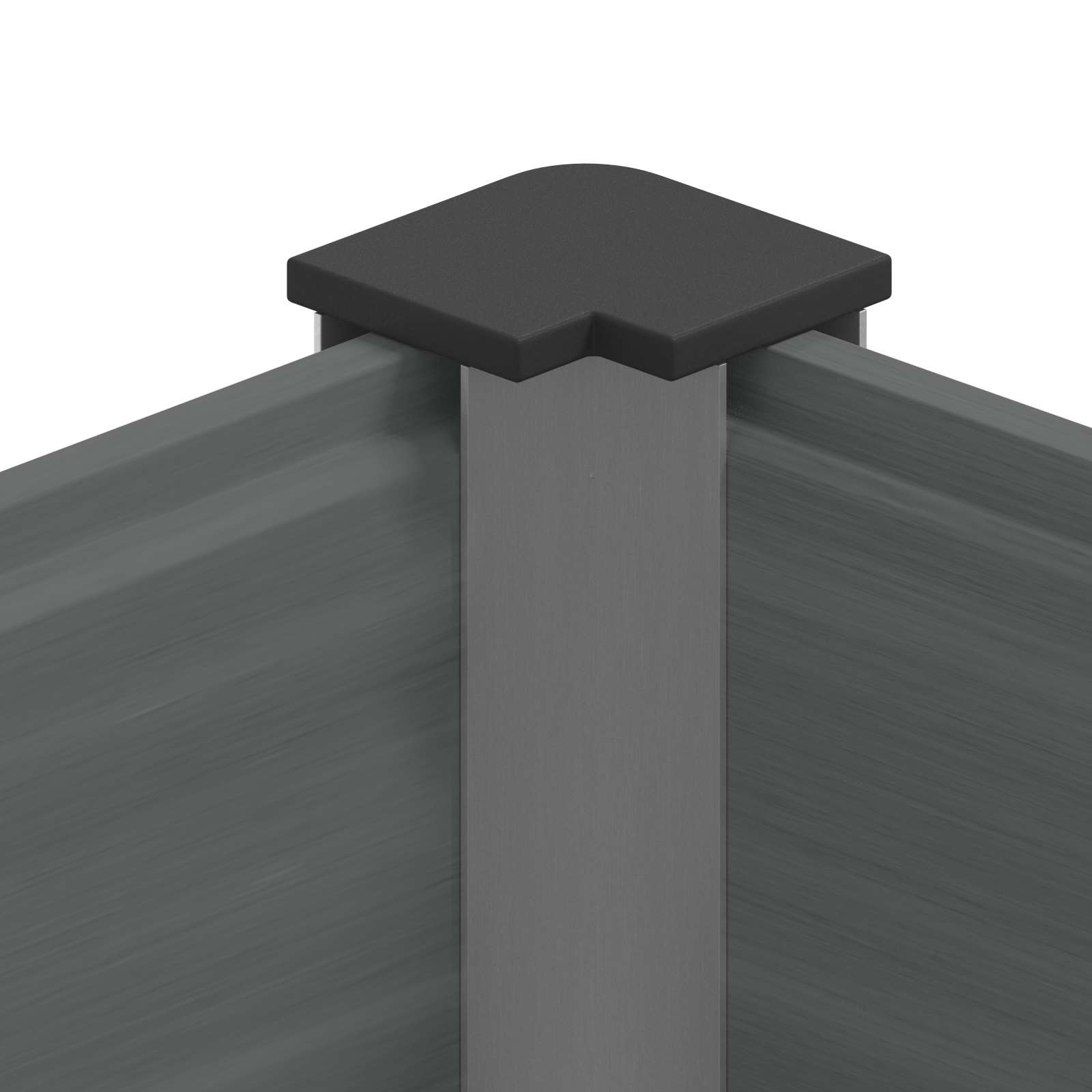Povišena vrtna gredica Siva 100 x 30 x 72 cm