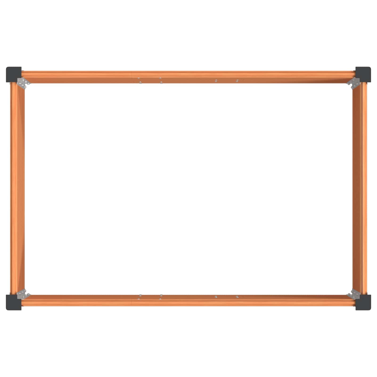 Povišena vrtna gredica Smeđa 50 x 30 x 36 cm