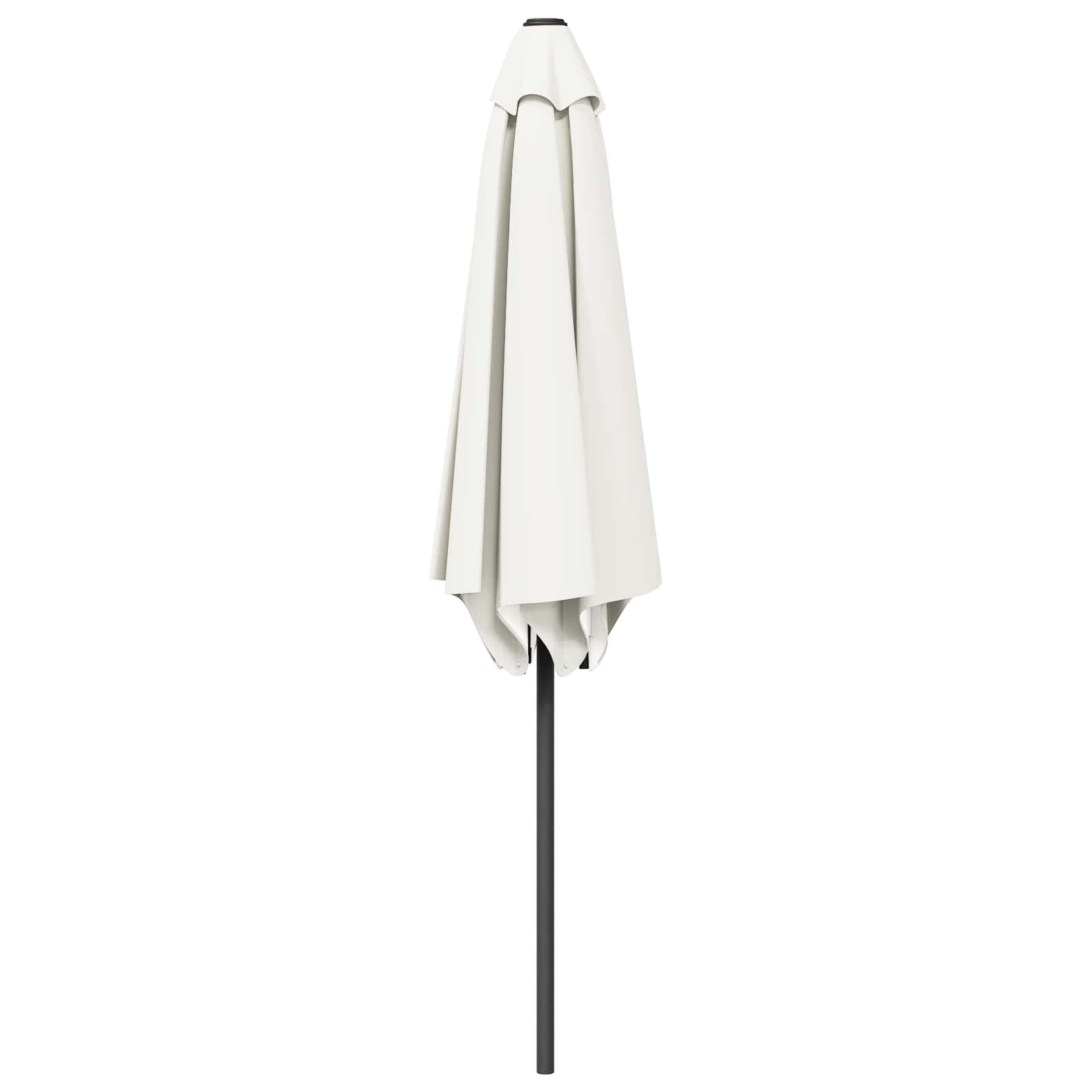 Vrtni suncobran 230 x 230 cm Poliester Pravokutni Krem