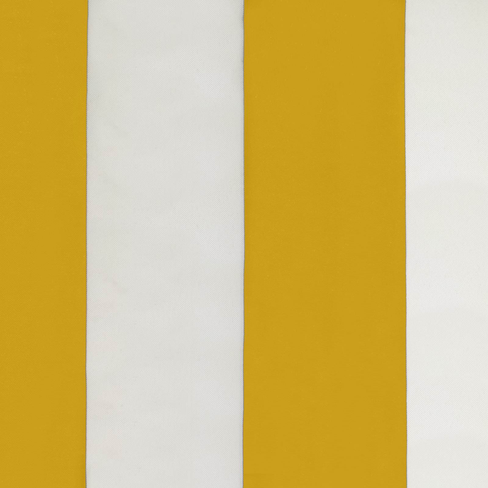 Vrtni suncobran 230 x 230 cm Poliester Pravokutni Žuta i bijela