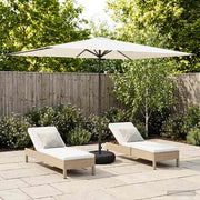 Vrtni Parasol s Podnožjem 200 x 300 cm Poliester Pravokutni