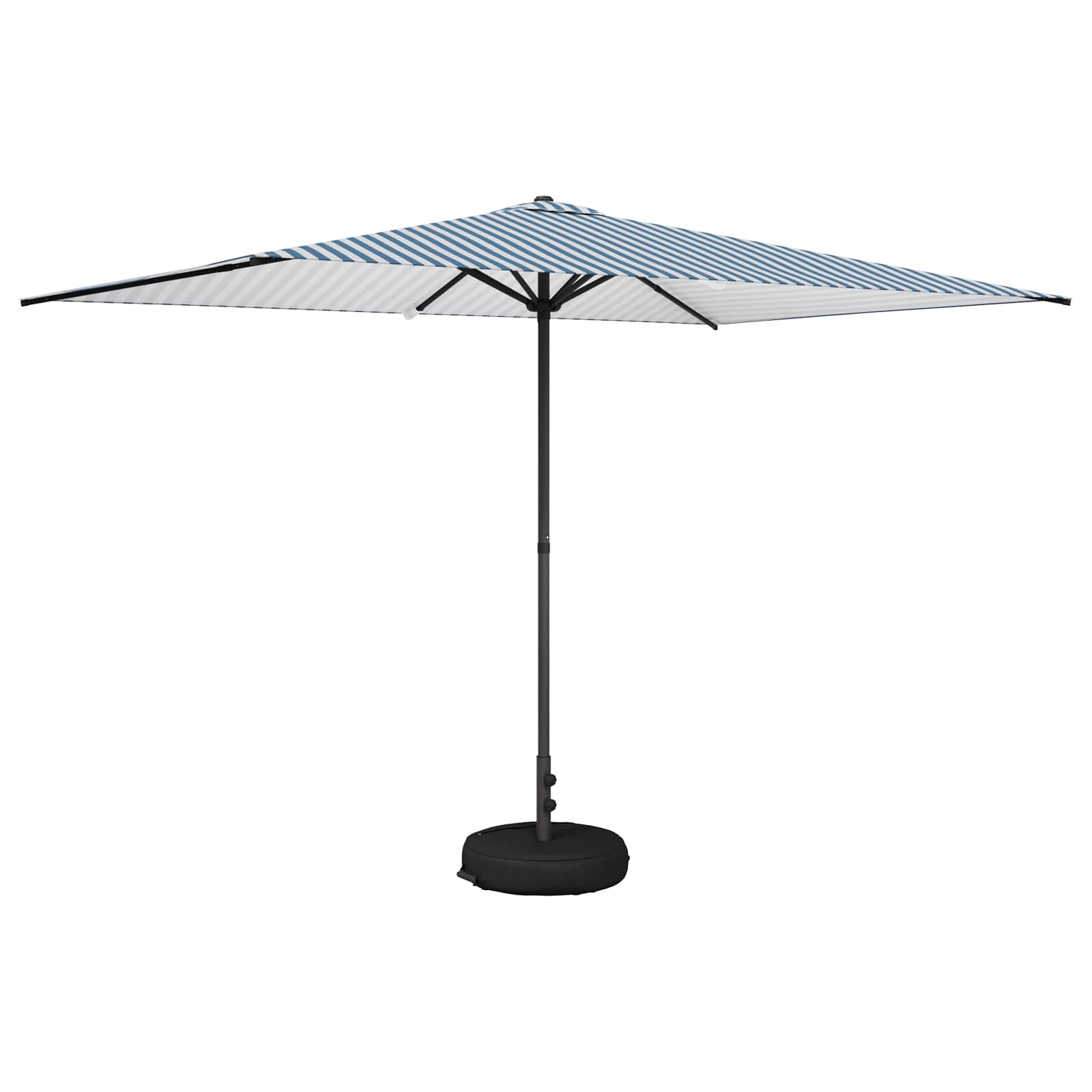 Vrtni Parasol s Podnožjem 200 x 300 cm Poliester Pravokutni