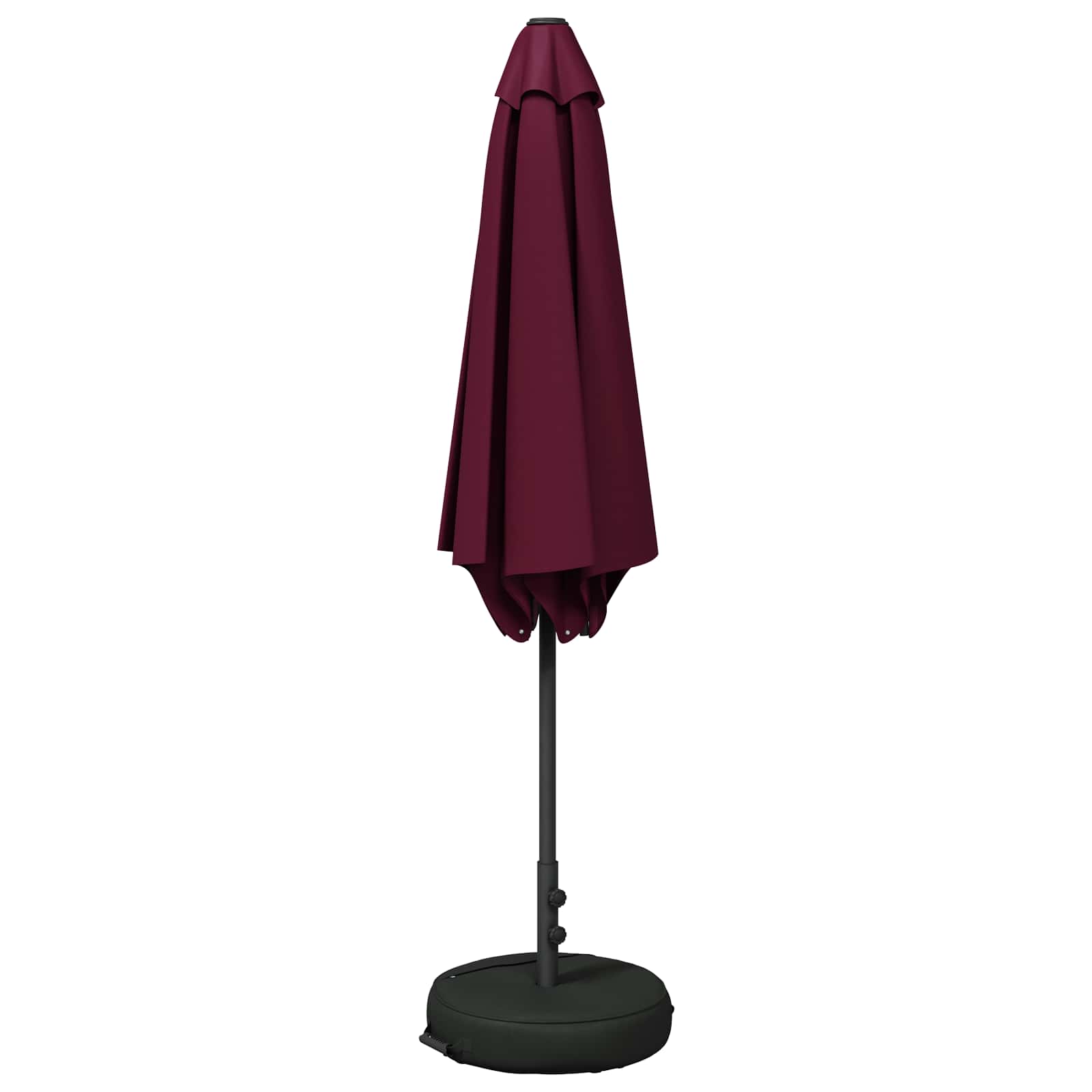 Vrtni Parasol s Podnožjem 300 x 300 cm Poliester Pravokutni