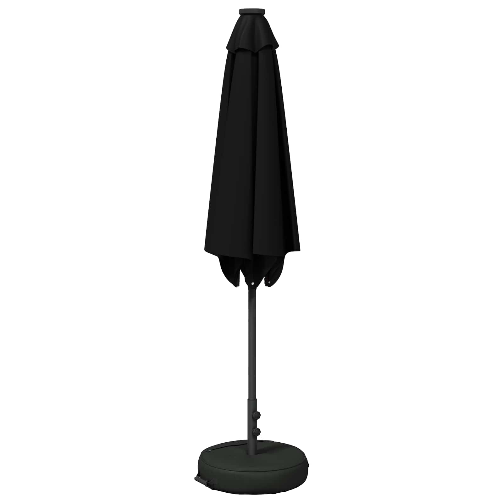 Suncobran za vrt s LED svjetlima i postoljem 270 x 270 cm