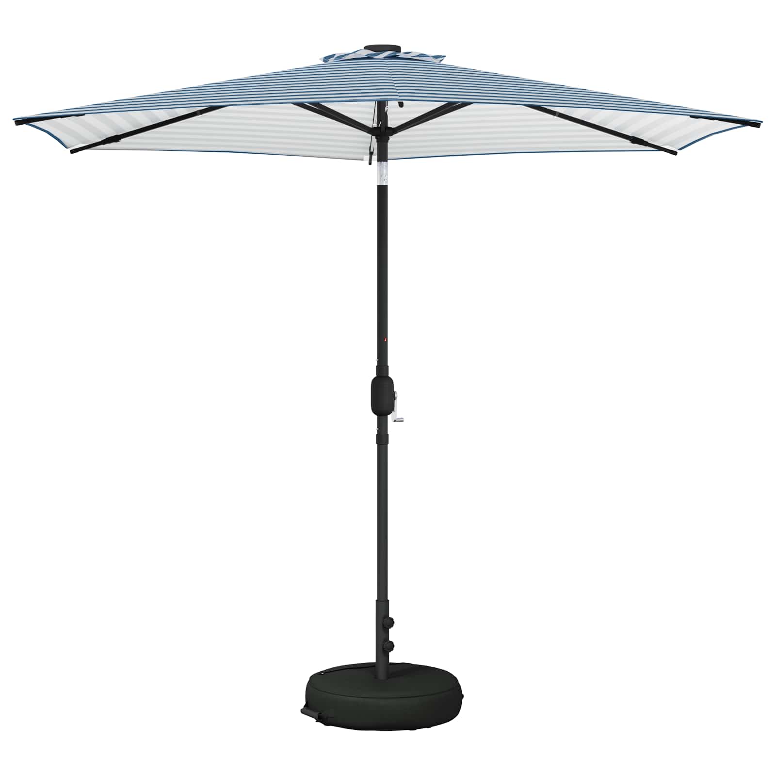 Suncobran za vrt s LED svjetlima i postoljem 270 x 270 cm