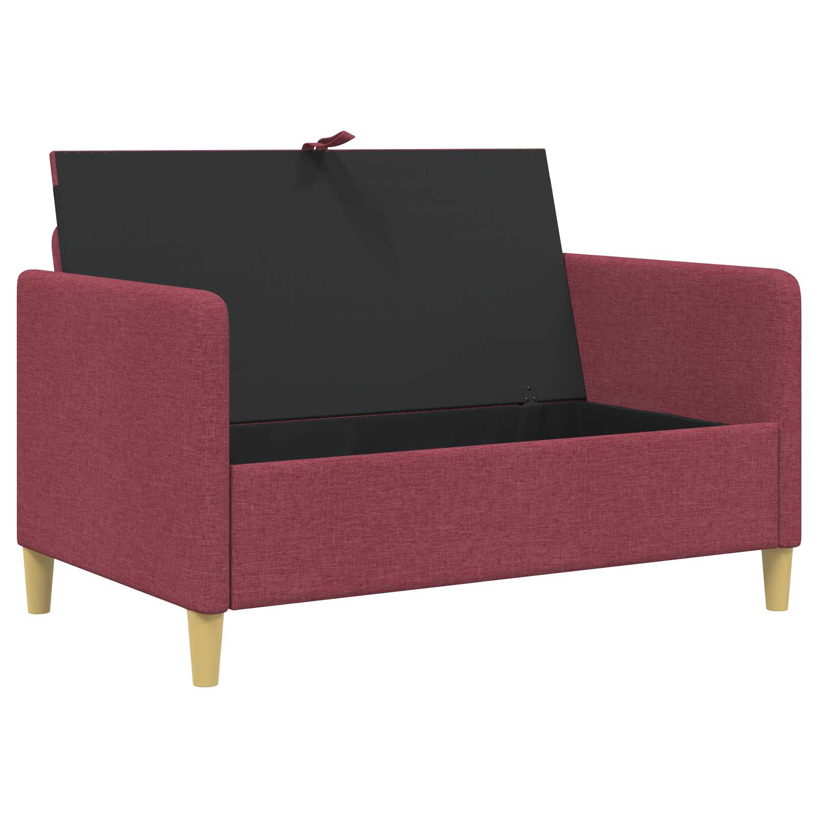 Sofa s pohranom Vinska crvena 122 x 78 x 87 cm Poliester