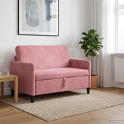 Sofa s pohranom Ružičasta 122 x 78 x 87 cm Poliester