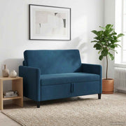 Sofa s pohranom Plava 122 x 78 x 87 cm Poliester