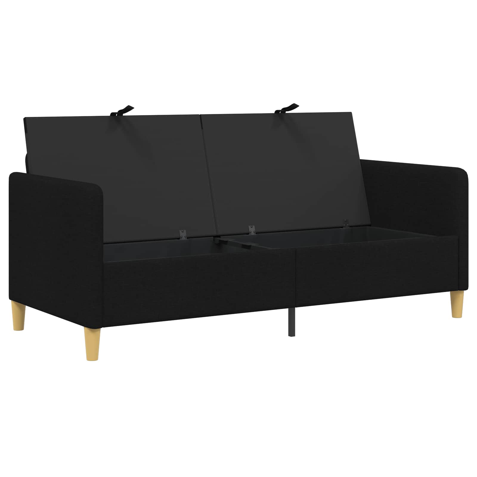 Sofa s pohranom Crna 172 x 78 x 87 cm Poliester
