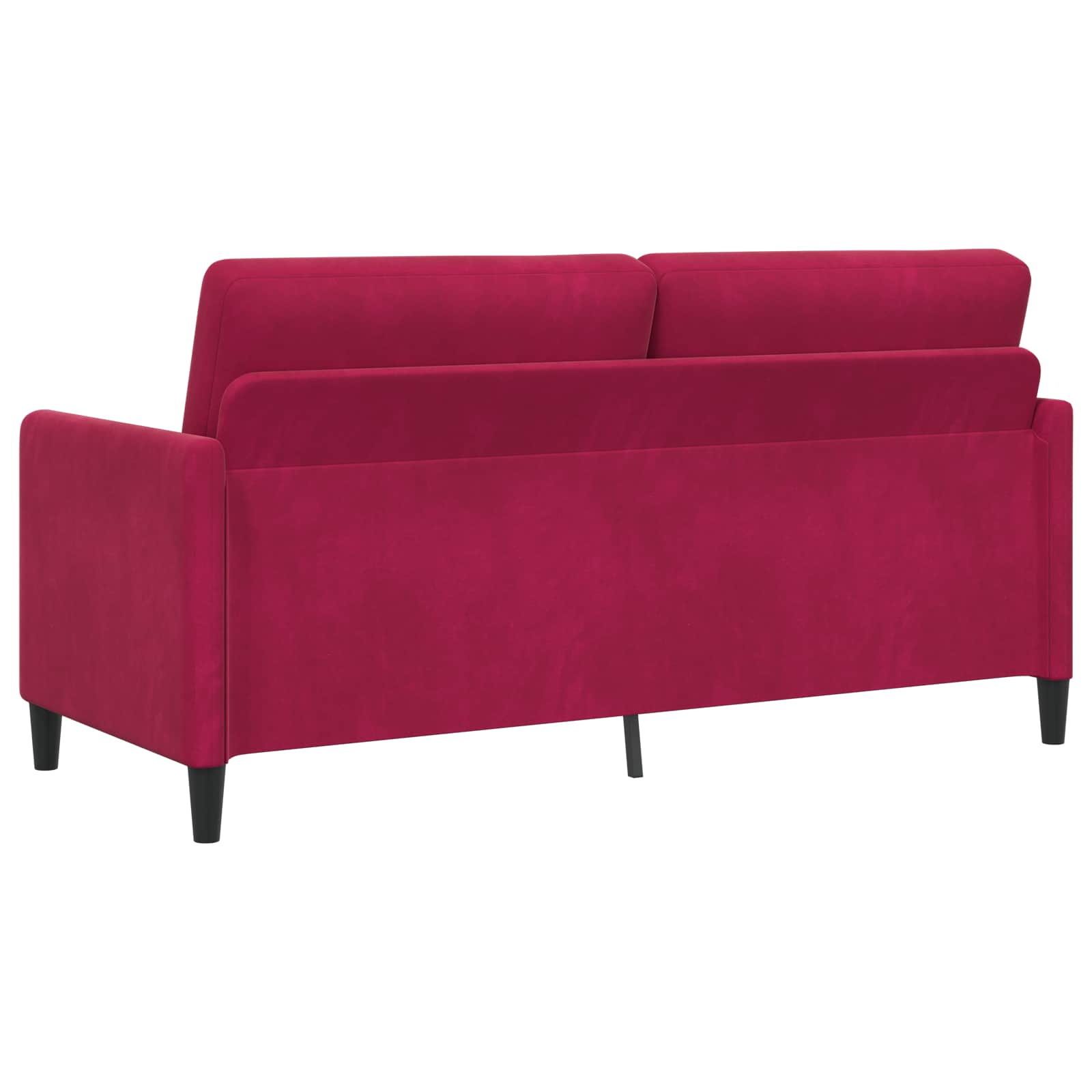 Sofa s pohranom Vinska crvena 172 x 78 x 87 cm Poliester