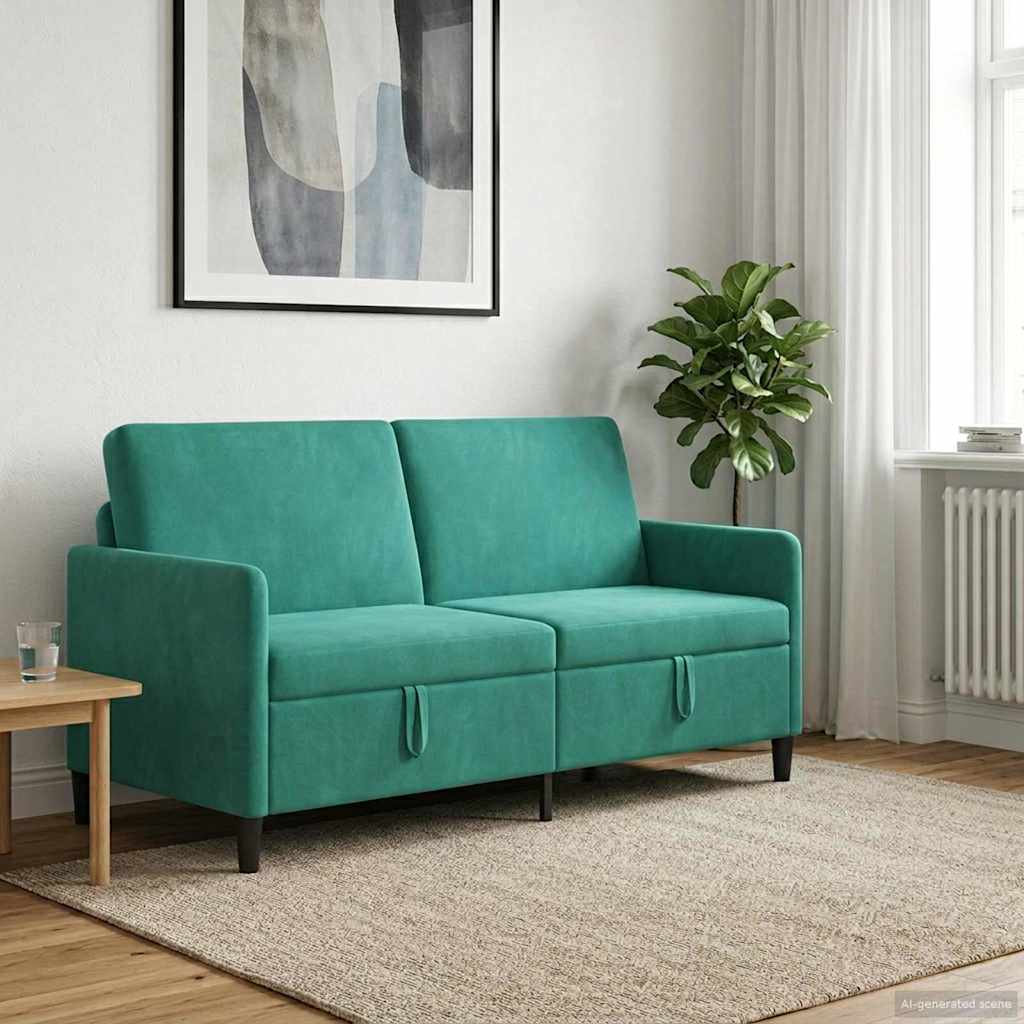 Sofa s pohranom Tirkizna 172 x 78 x 87 cm Poliester