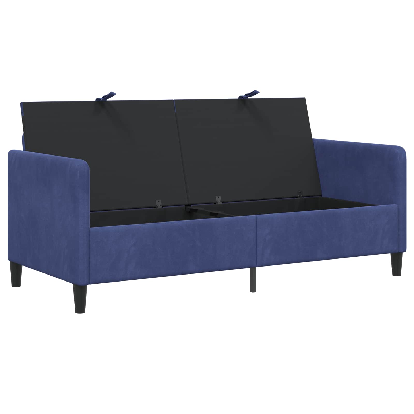 Sofa s pohranom Policijska plava 172 x 78 x 87 cm Poliester