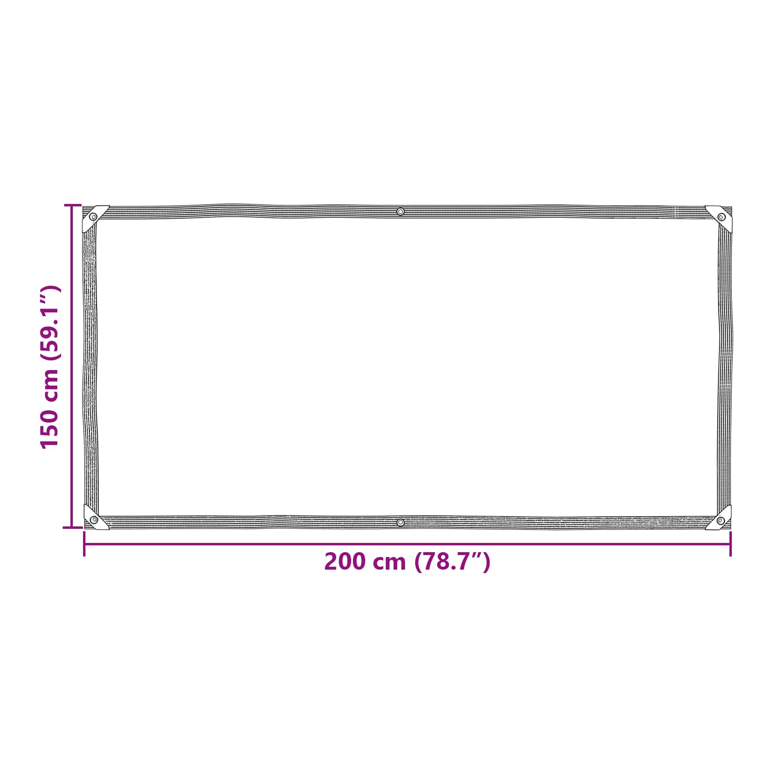 Pokrov za biljke *Transparent*an 2 x 1,5 m PE