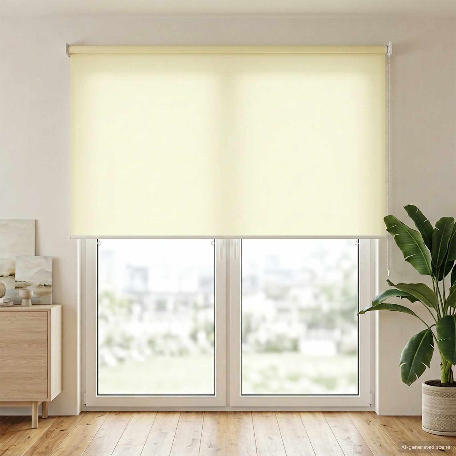 Roleta zaštita od UV zračenja Krem 160 x 230 cm Poliester