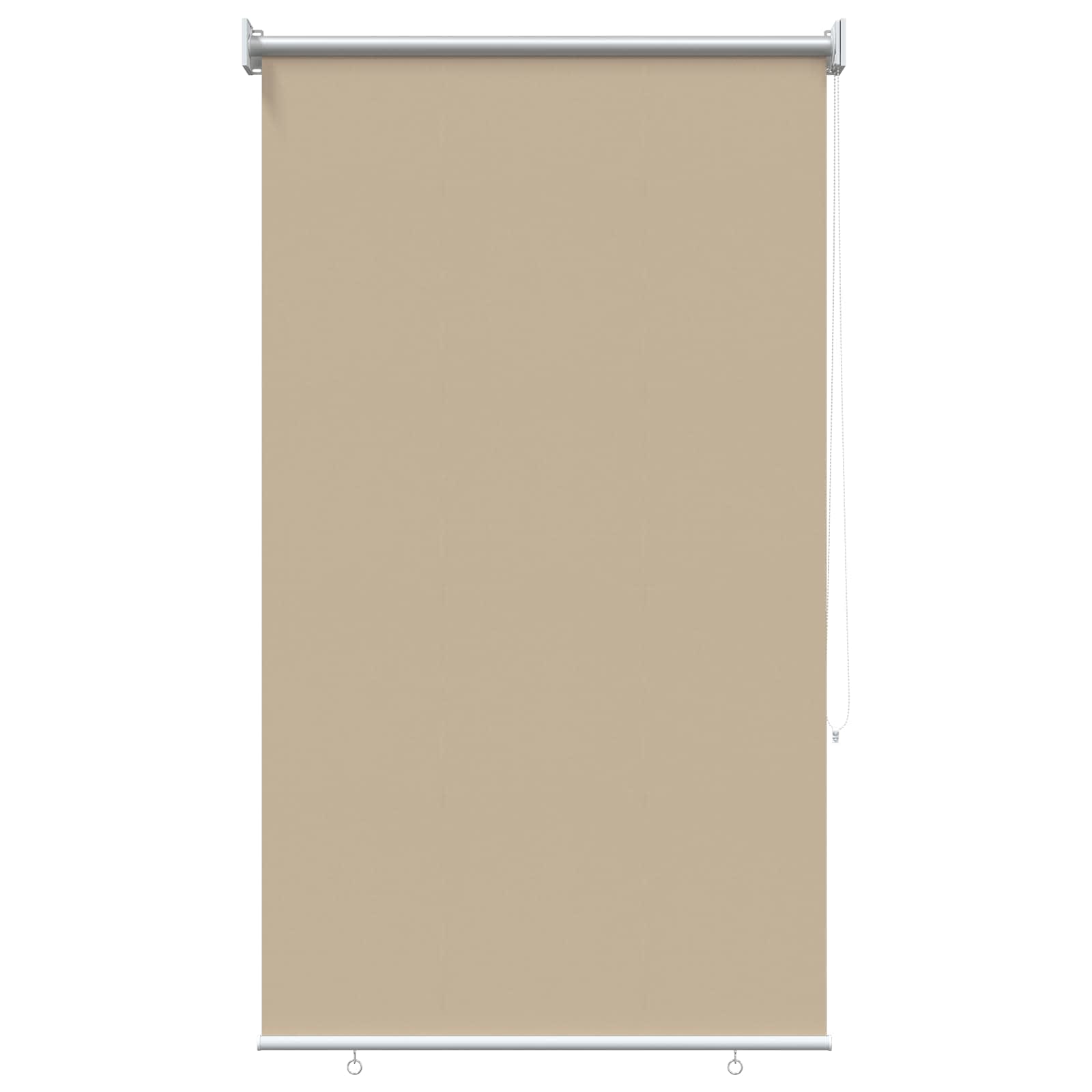 Rolo zavjesa za vanjsku uporabu s UV zaštitom Bež 80 x 140 cm