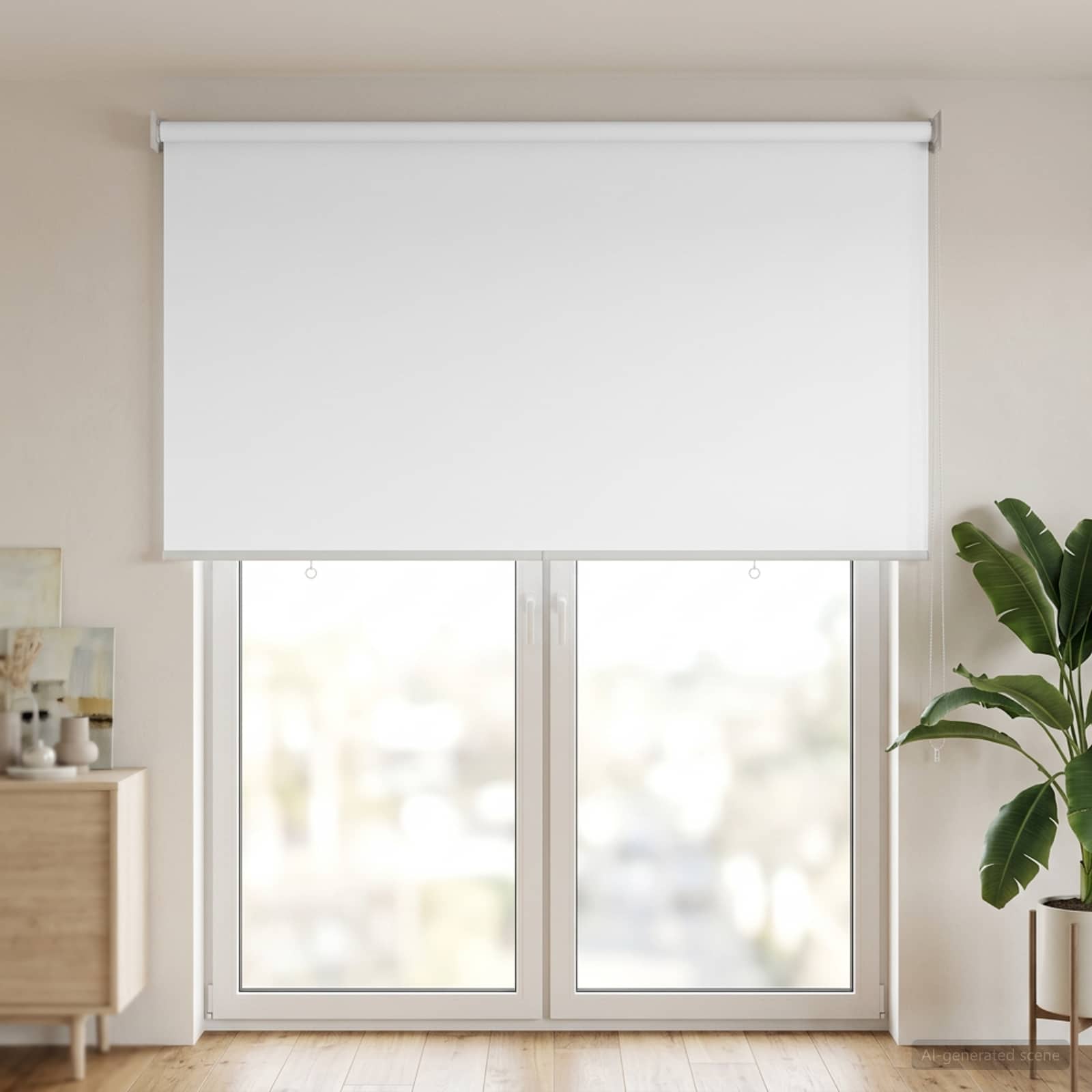 Roleta zaštita od UV zračenja Bijela 120 x 230 cm Poliester