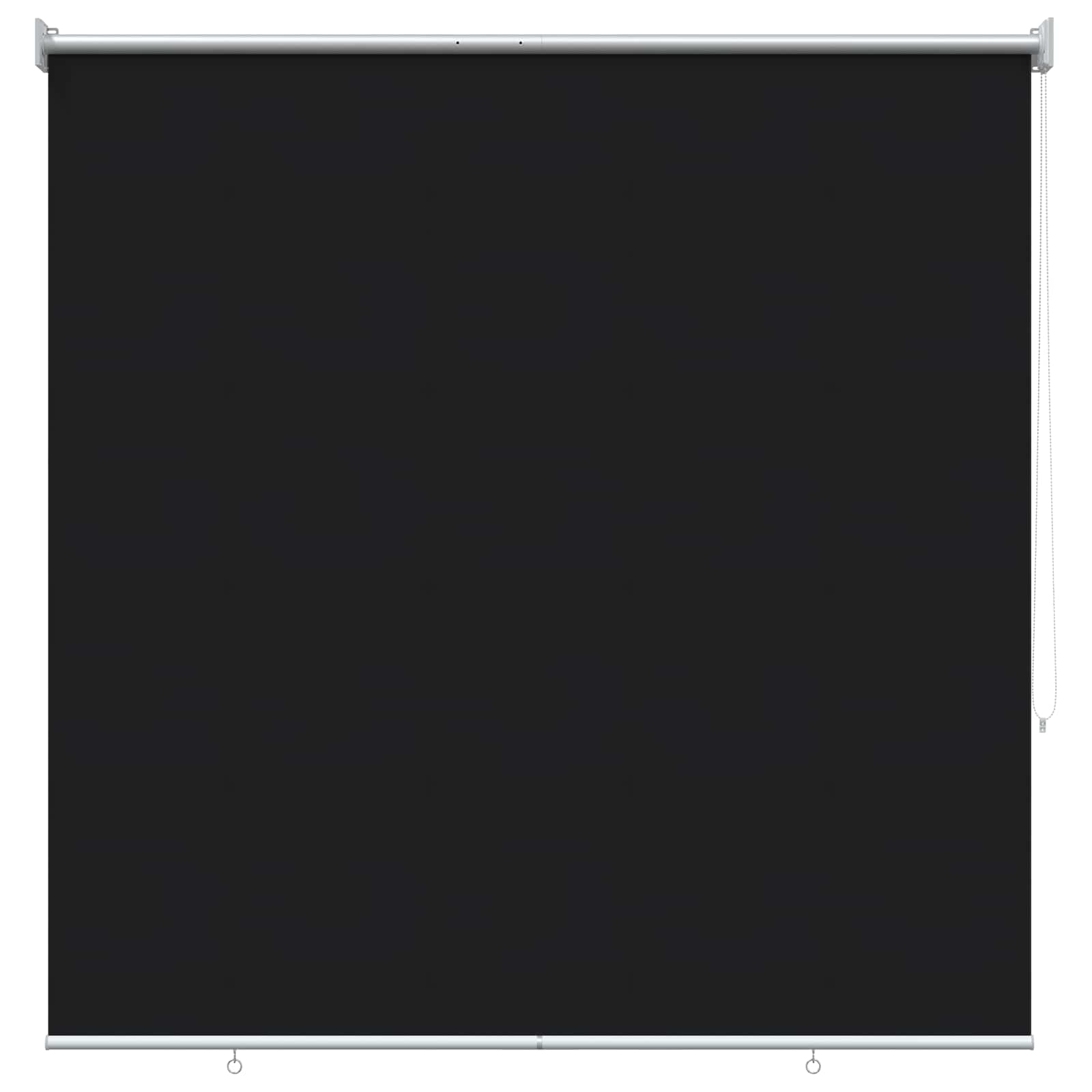 Roleta zaštita od UV zračenja Crna 140 x 140 cm Poliester