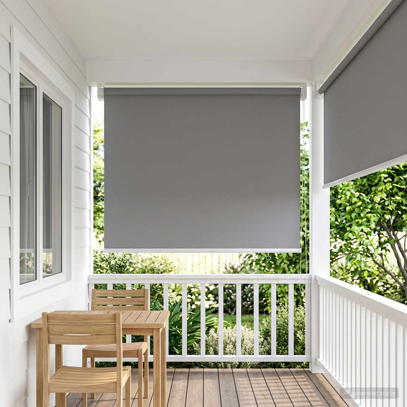 Roleta zaštita od UV zračenja Svjetlosiva 60 x 140 cm Poliester