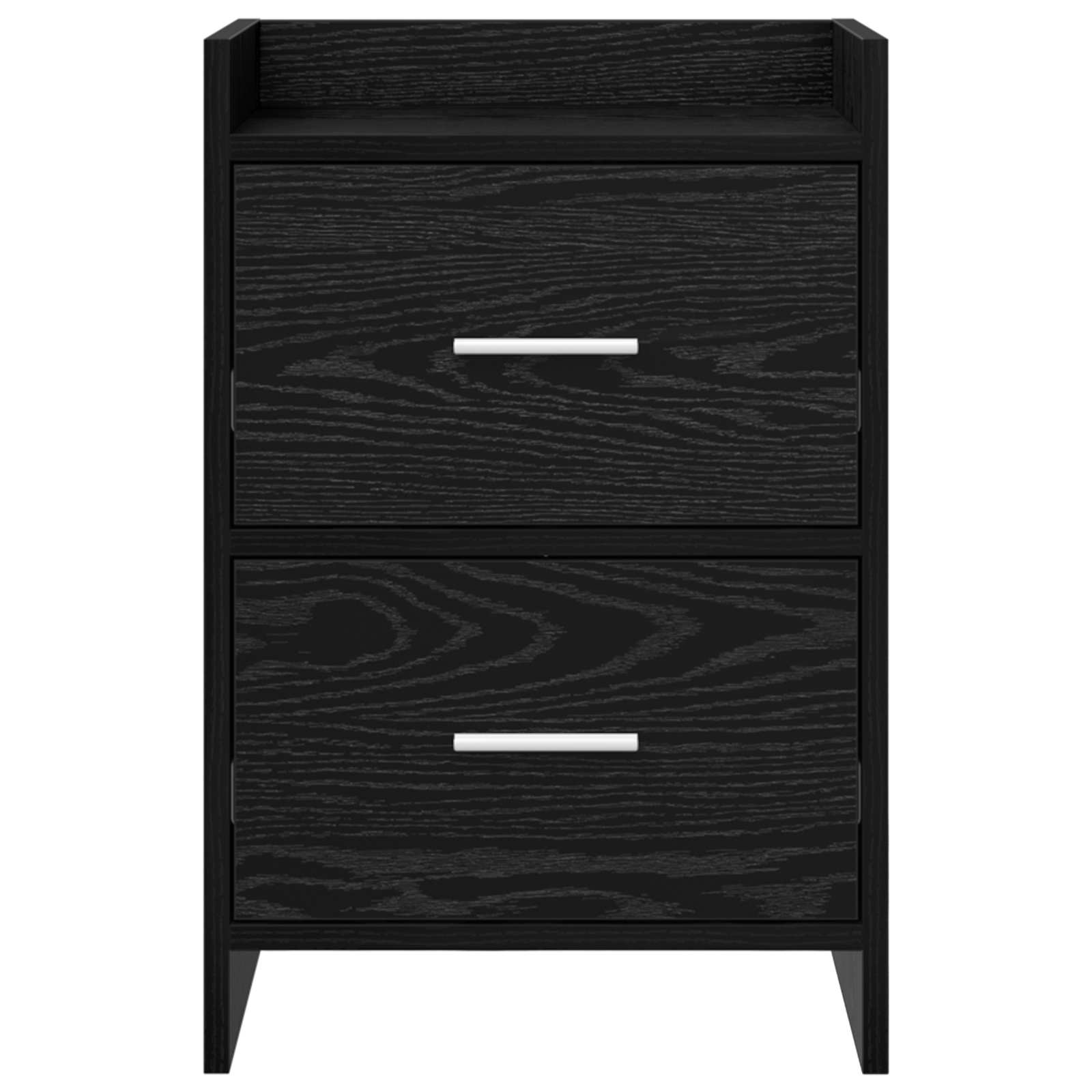 Noćni ormarići Crni hrast 40 x 30 x 60 cm Konstruirano drvo