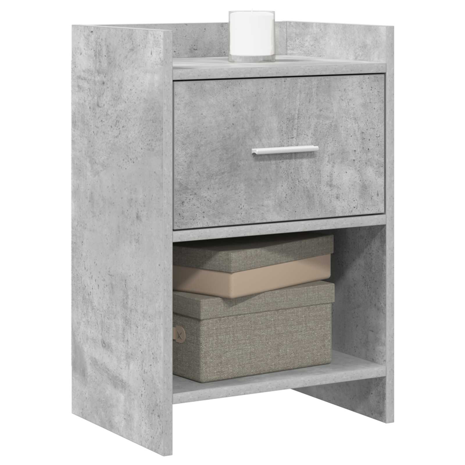 Noćni ormarići Betonska siva 40 x 30 x 60 cm Konstruirano drvo