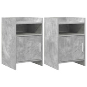 Noćni ormarići 2 pcs Betonska siva 40 x 36 x 60 cm