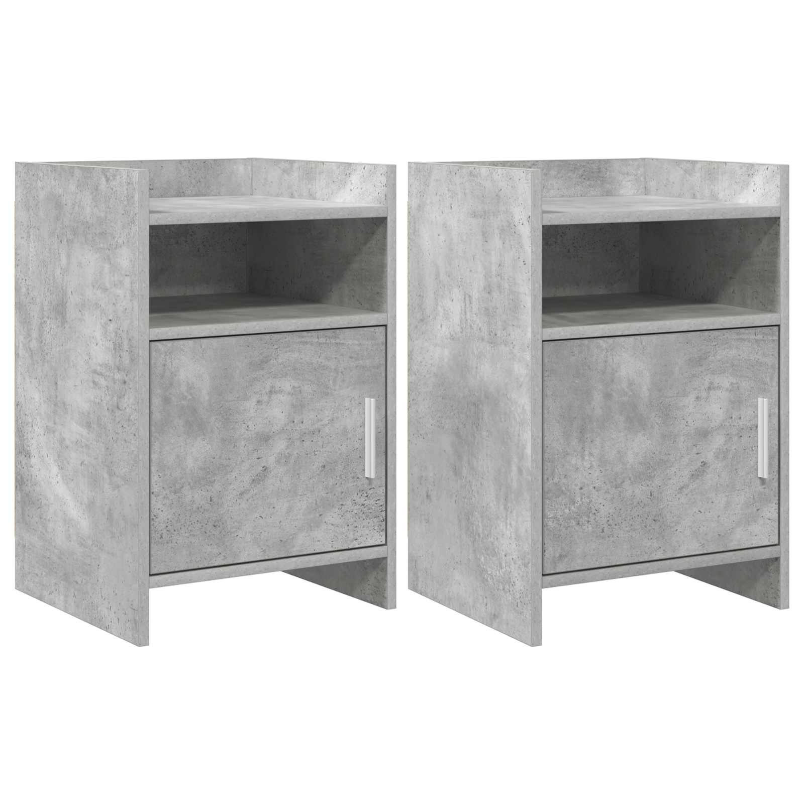 Noćni ormarići 2 pcs Betonska siva 40 x 36 x 60 cm