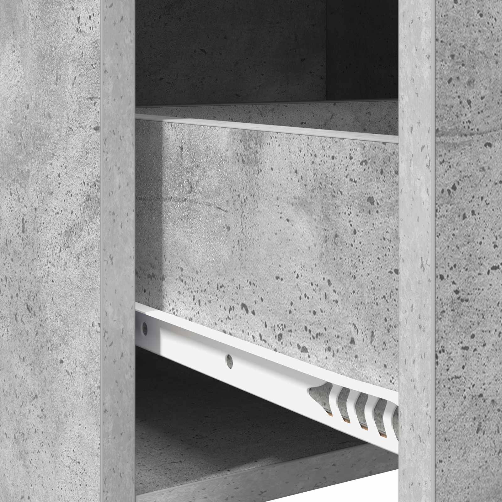 Kreveta Betonska siva 40 x 36 x 80 cm Konstruirano drvo