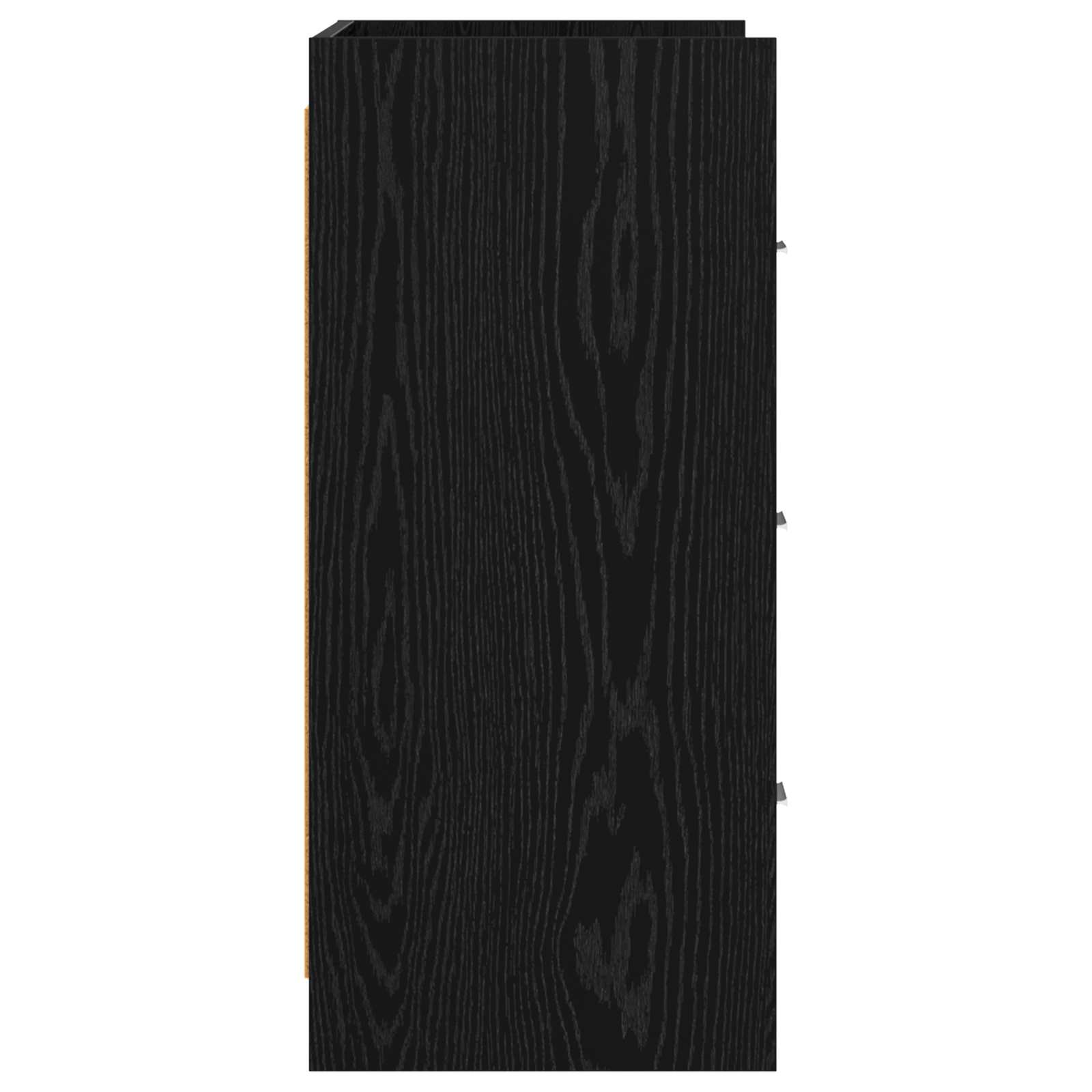 Kreveta Crni hrast 75 x 33 x 80 cm Konstruirano drvo