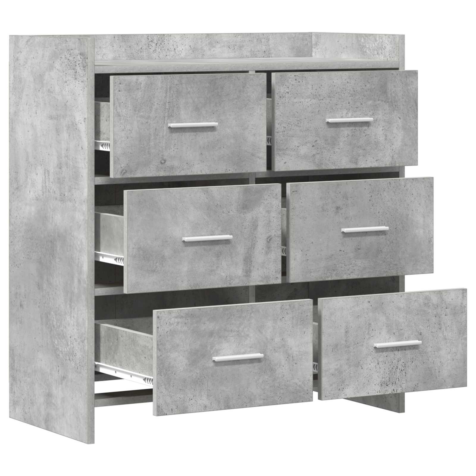 Kreveta Betonska siva 75 x 33 x 80 cm Konstruirano drvo