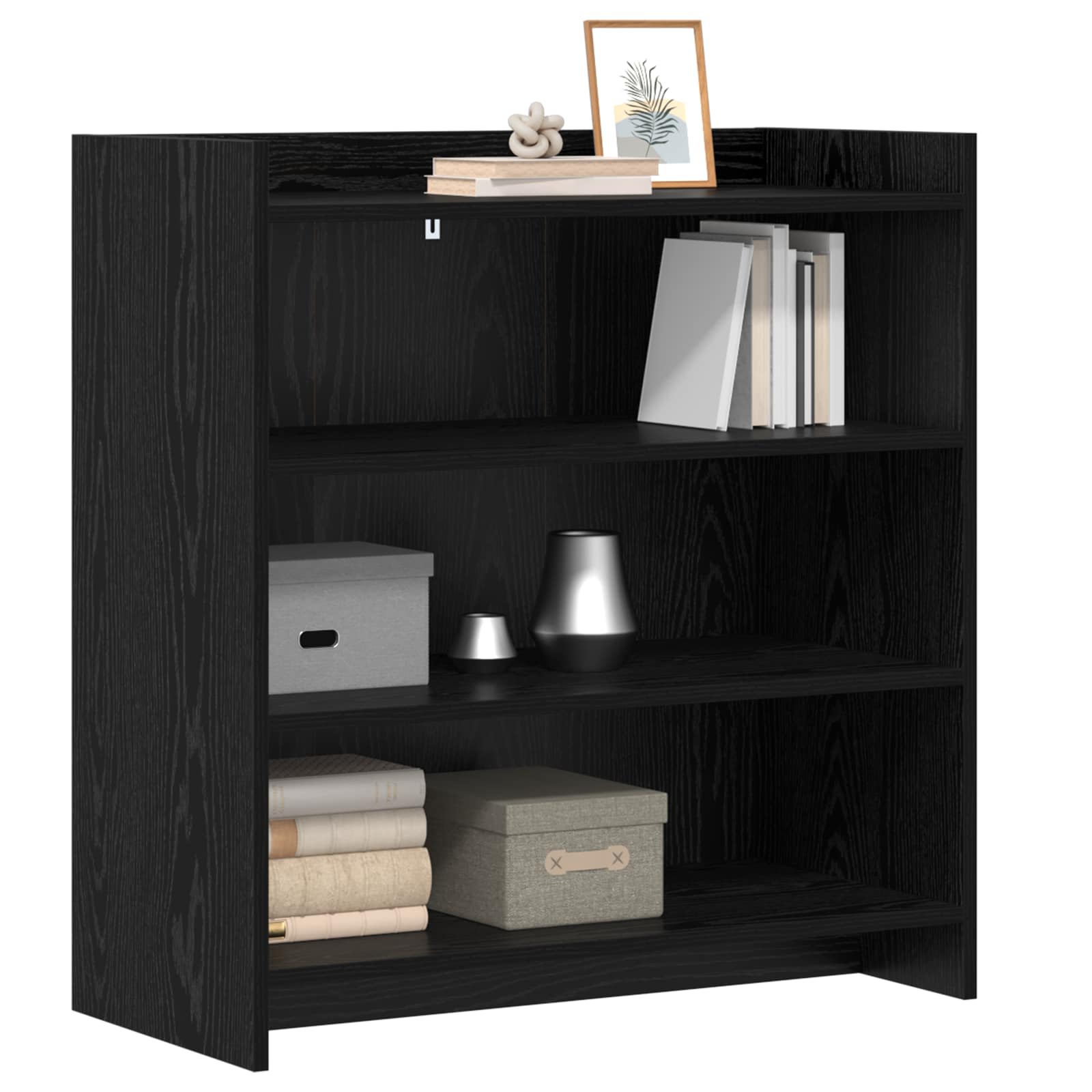 Kreveta Crni hrast 75 x 36 x 80 cm Konstruirano drvo