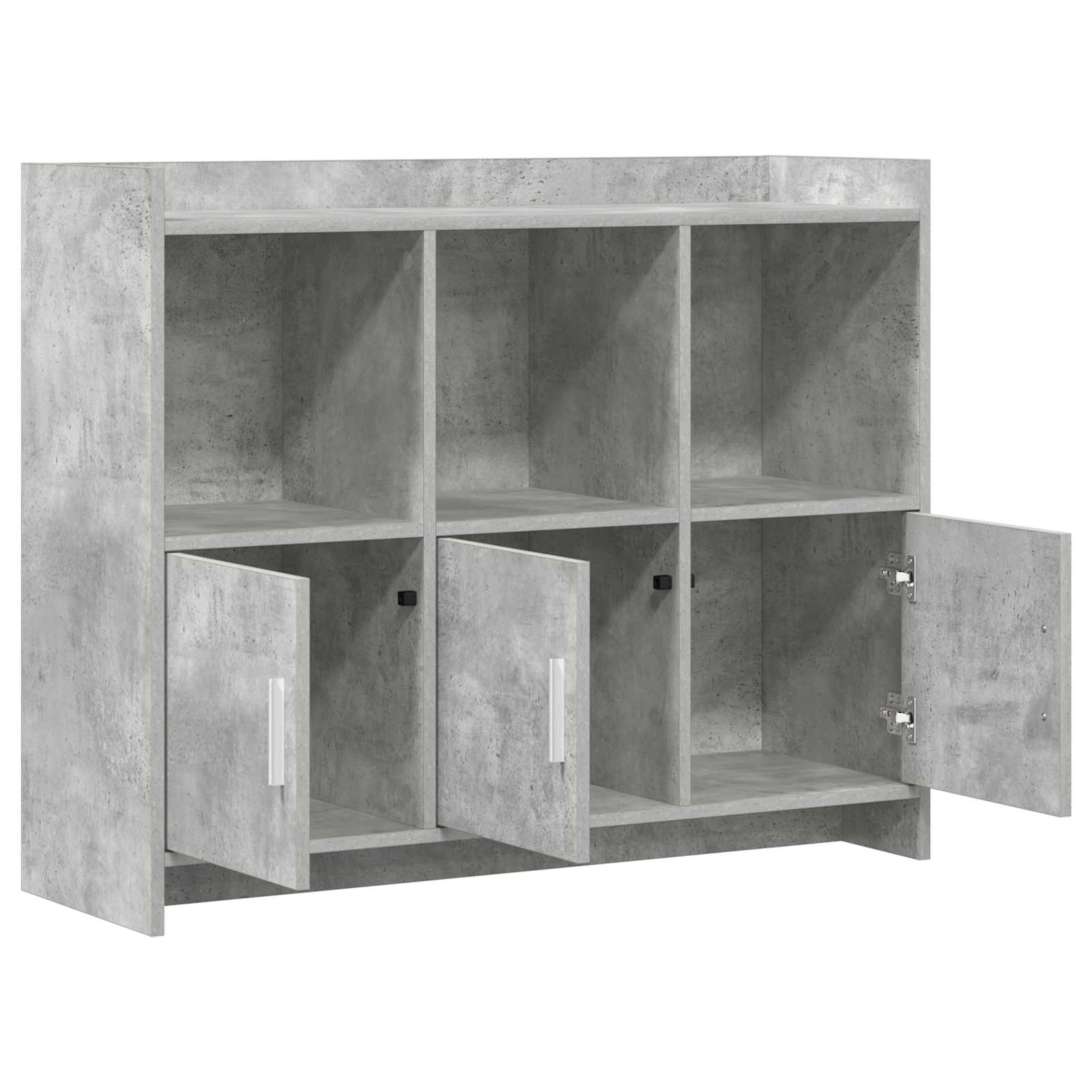 Kreveta Betonska siva 98,5 x 33 x 80 cm Konstruirano drvo
