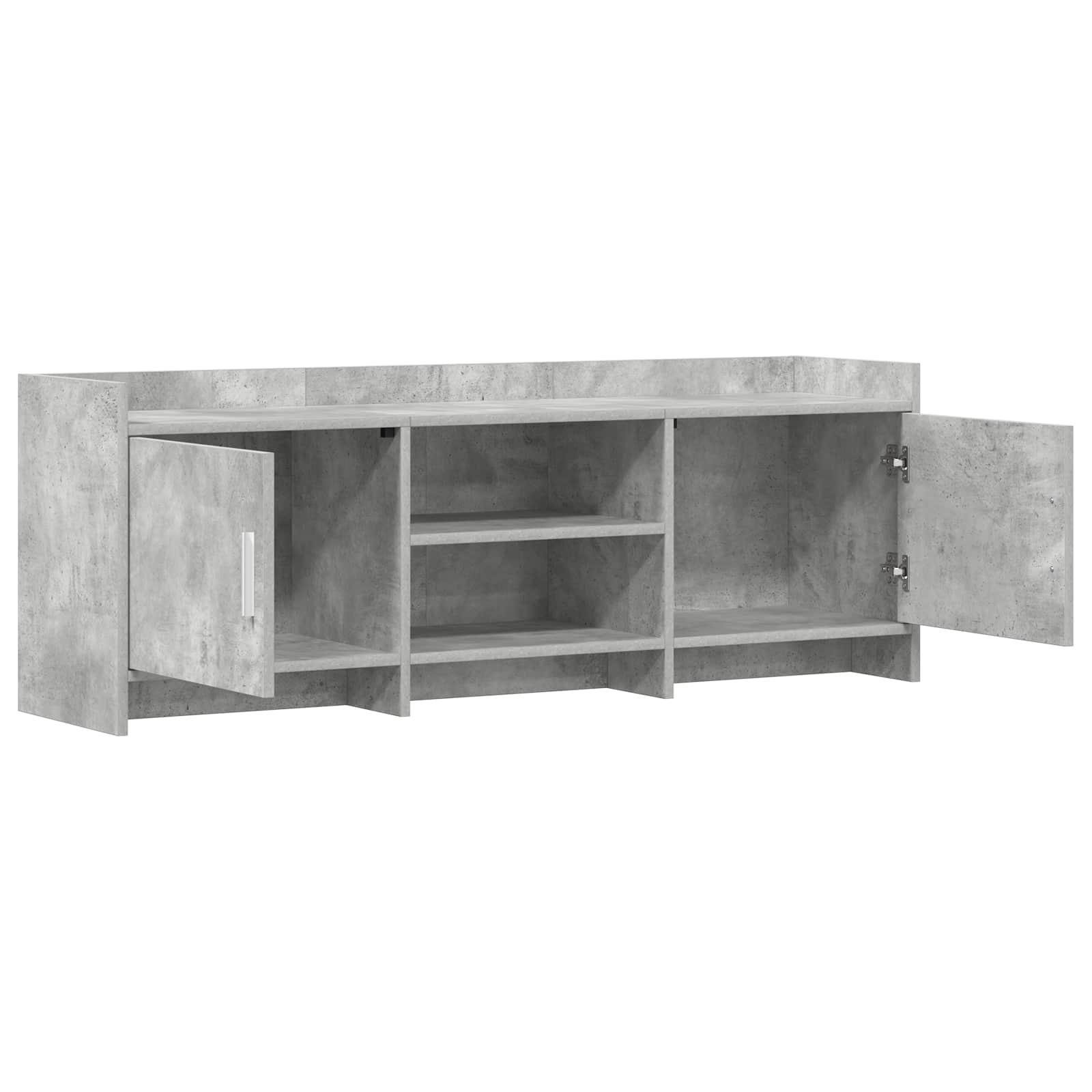 TV ormar 130 x 33 x 47 cm Betonska siva Konstruirano drvo