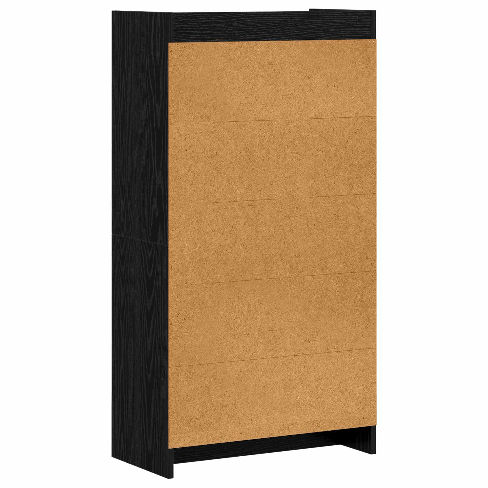Police za knjige Crni hrast 59 x 30 x 111 cm Konstruirano drvo