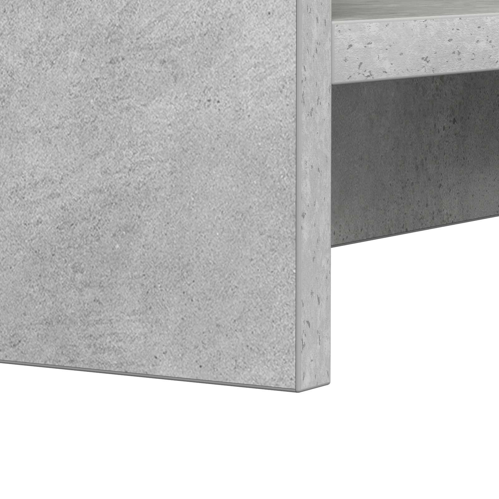 Ormar za cipele s pohranom Betonska siva 73,5 x 36 x 92 cm