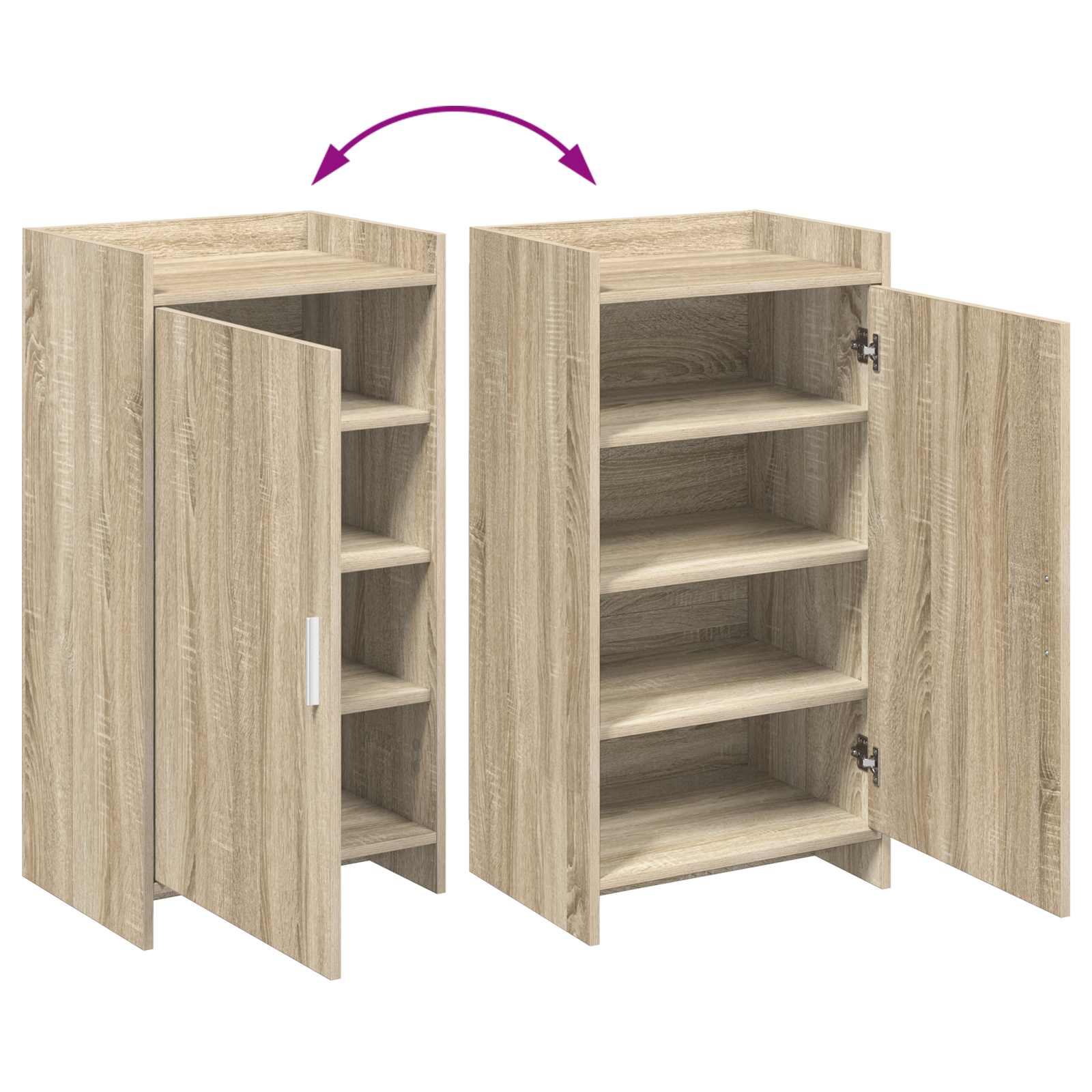 Ormar za cipele Hrast sonoma 48 x 36 x 92 cm Konstruirano drvo