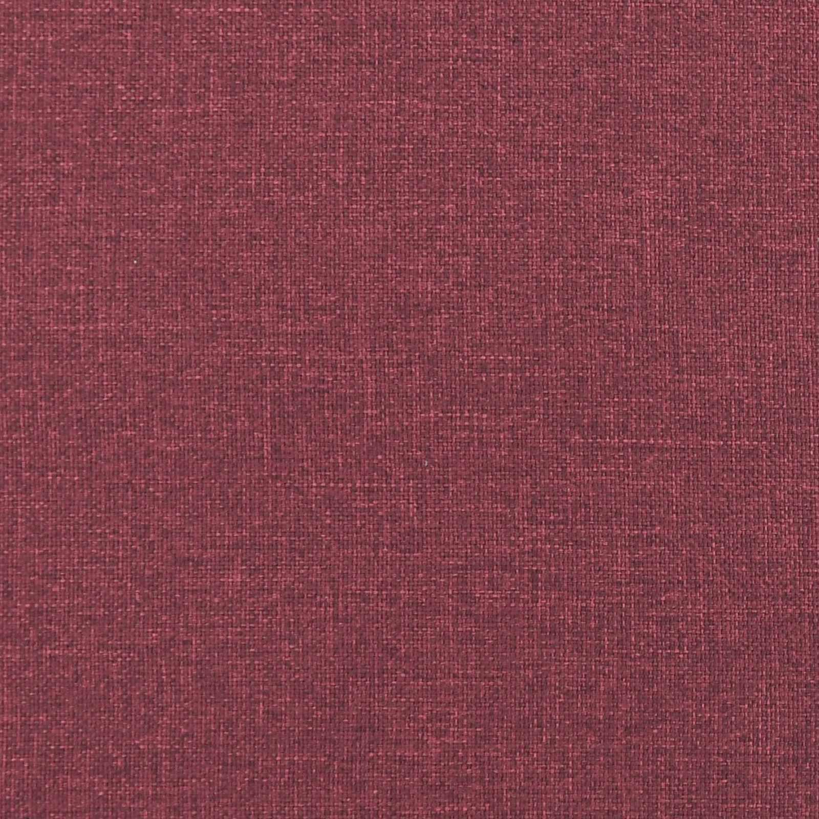 Oblikovana klupa s naslonjačem boja crnog vina 110 x 60 x 76 cm