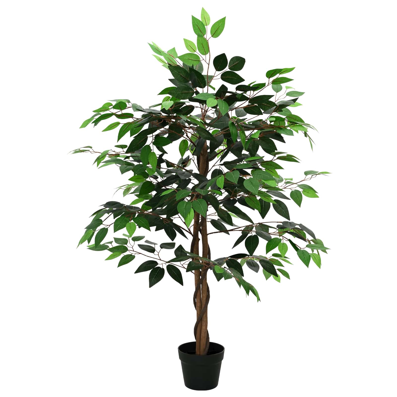 Umjetna ficus biljka Zelena 90 x 16 x 110 cm Tkanina i drvo