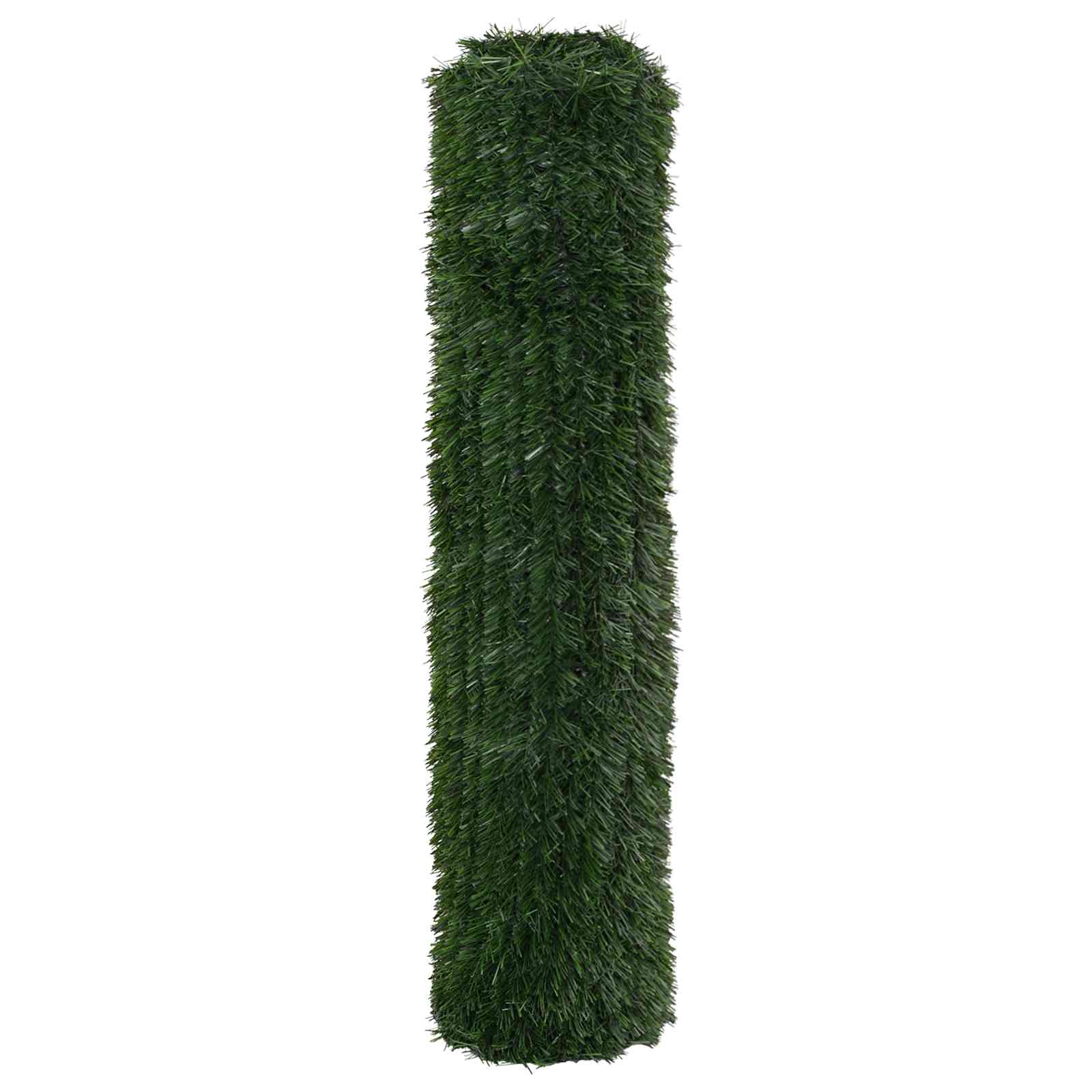 Umjetna ograda Tamnozelena 1,5 x 6 m PVC i čelik