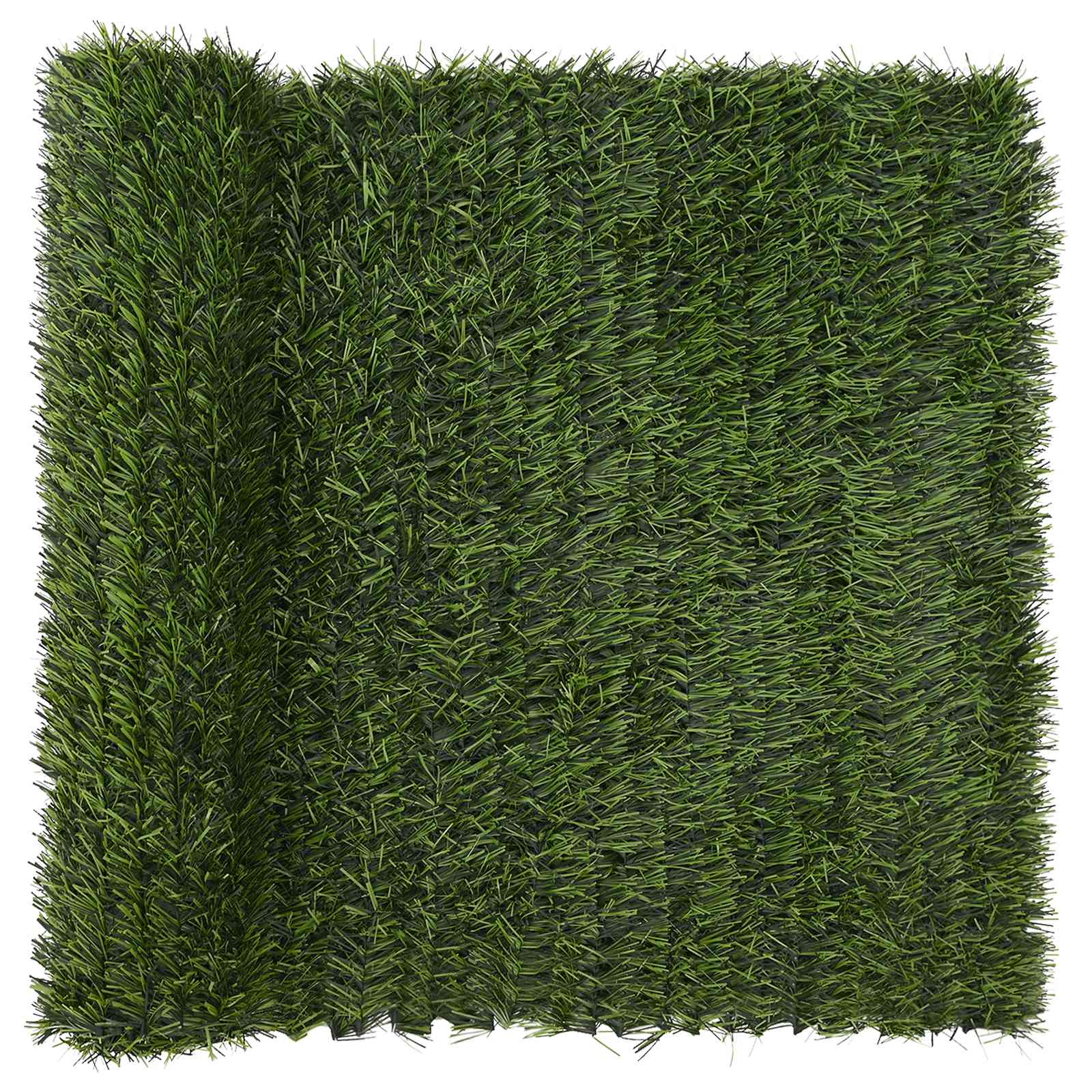 Umjetna ograda Svijetlo zelena 1 x 4 m PVC i čelik