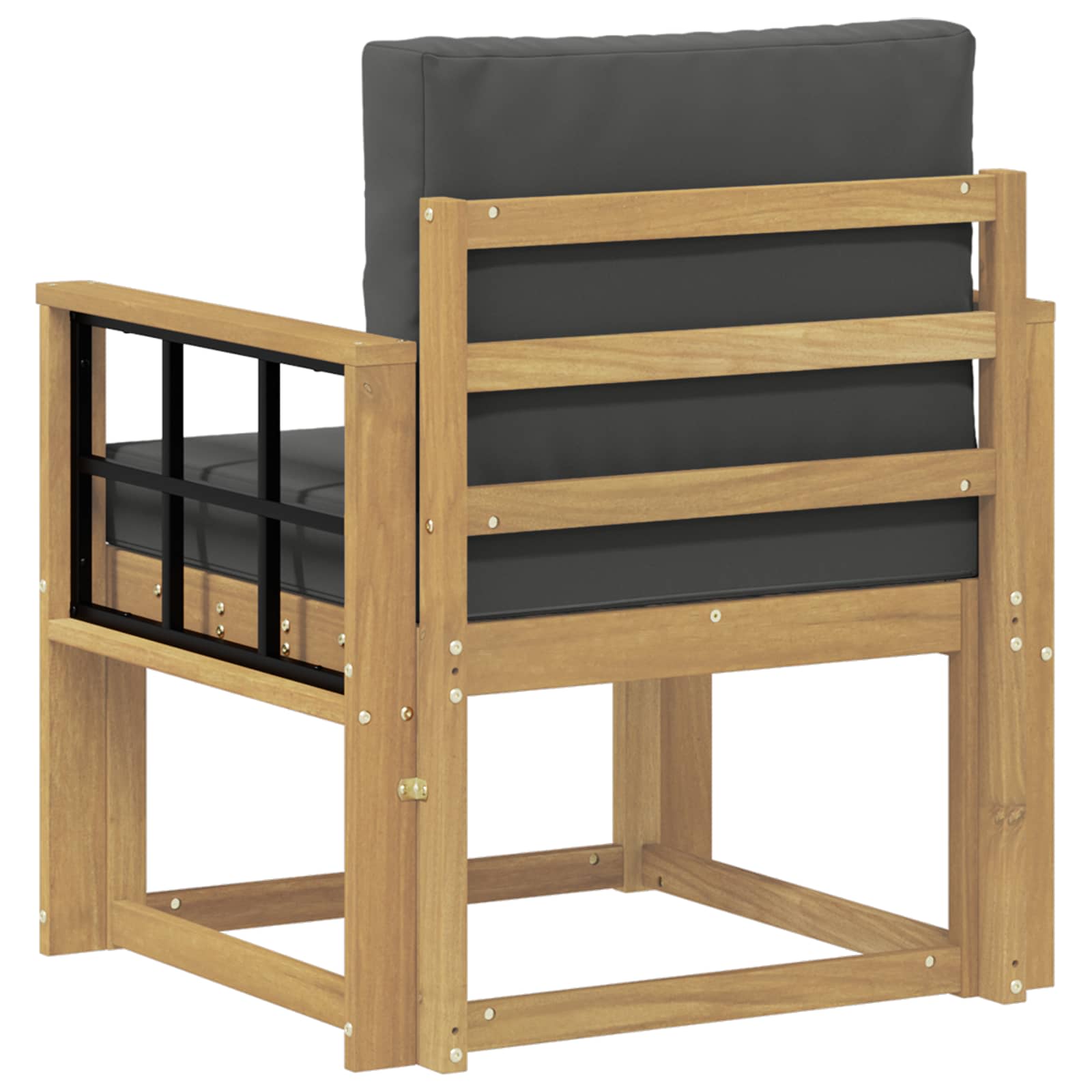 2 Komad Set vanjskih sofa Poliester Bijela i Antracit