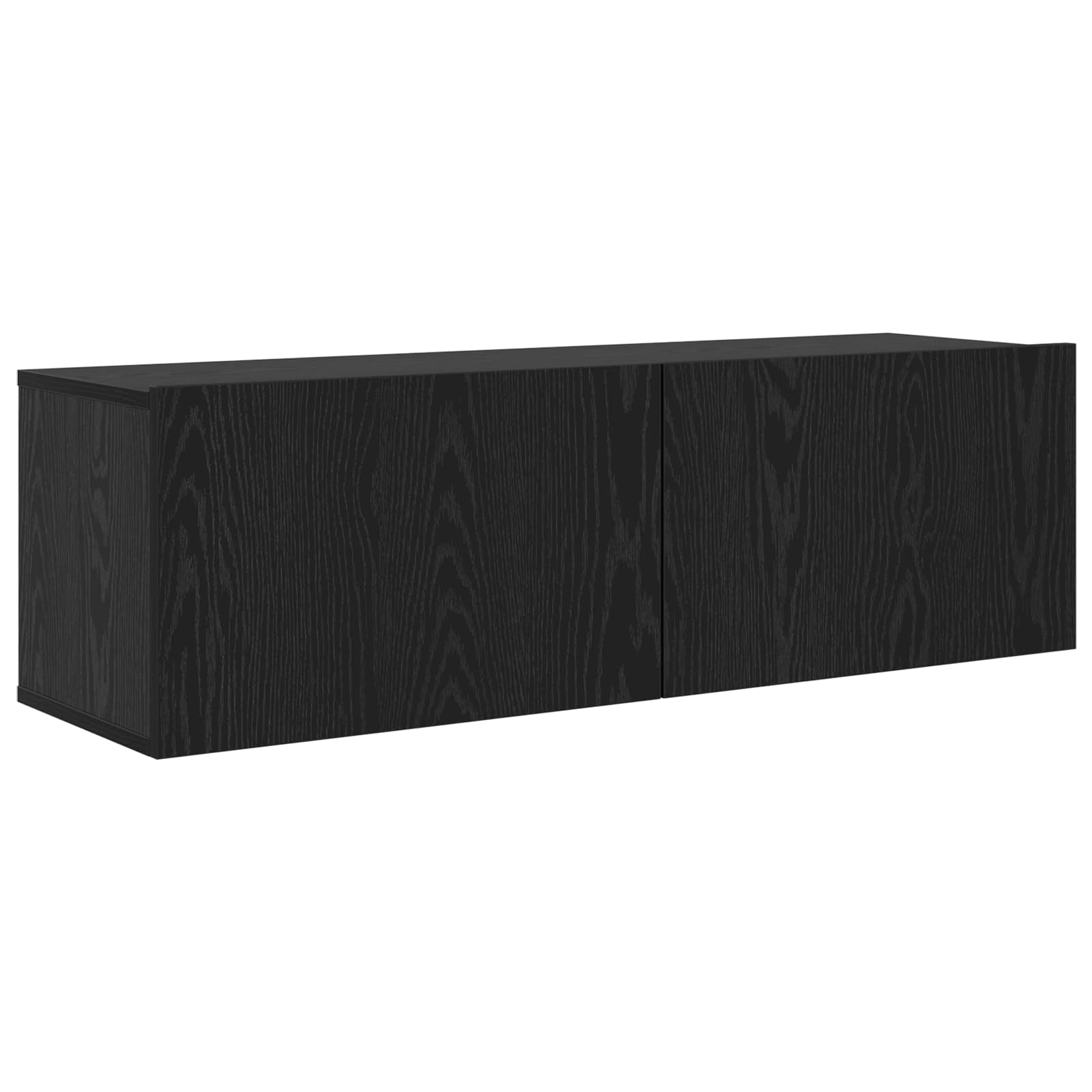 Set TV komoda 5 pcs 100 x 30 x 30 cm Crni hrast
