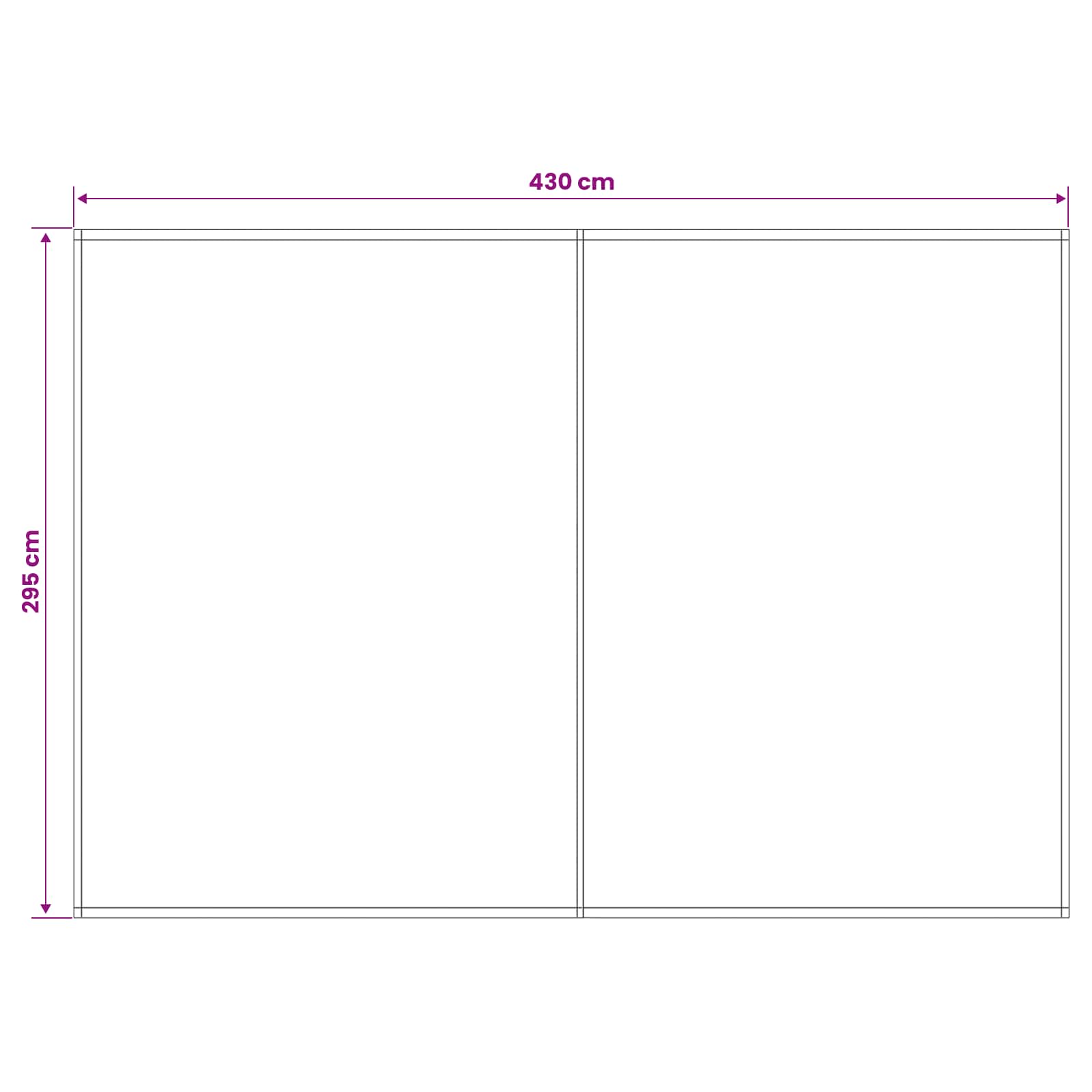 Zamjensko platno za tendu Bež 450 × 300 cm Poliester