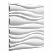 Zidne panele 12 pcs Bijela 50 x 50 cm