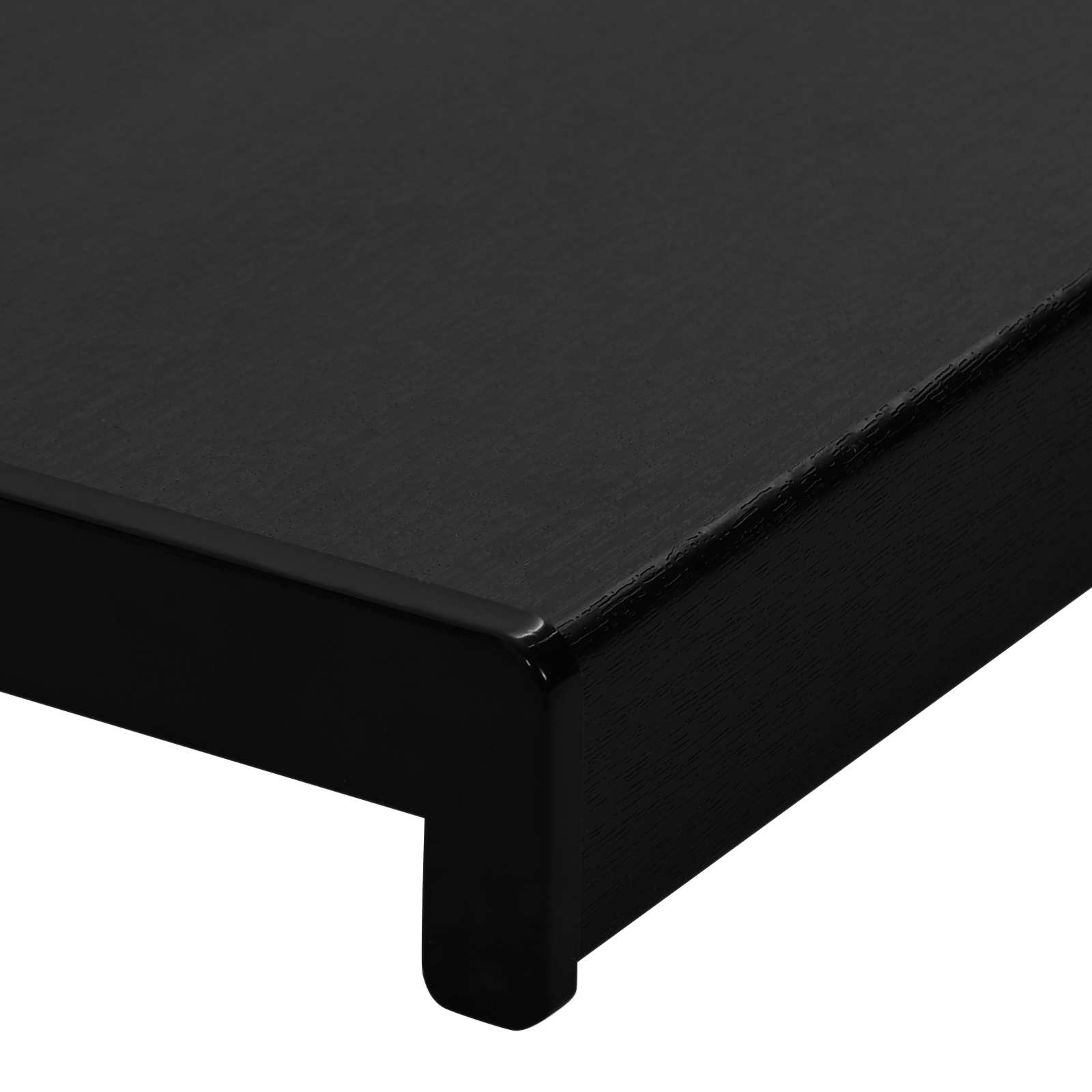 Prozorska klupčica Crno s drvenim uzorkom 60 x 10 x 4,5 cm PVC