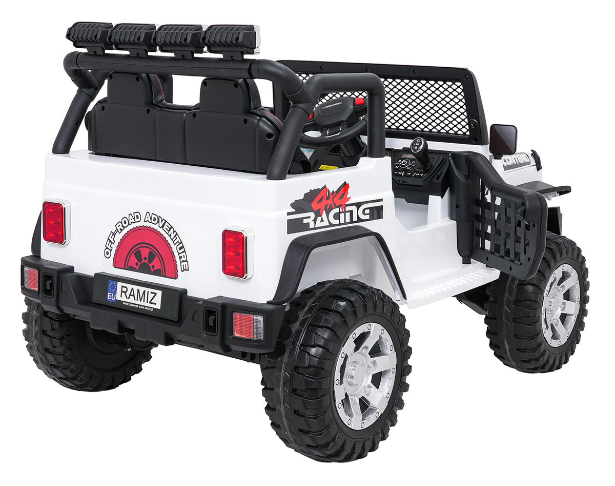 Auto na akumulator Jeep BEAST 4x4 - Bijeli