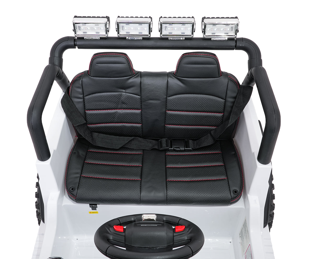 Auto na akumulator Jeep BEAST 4x4 - bijeli
