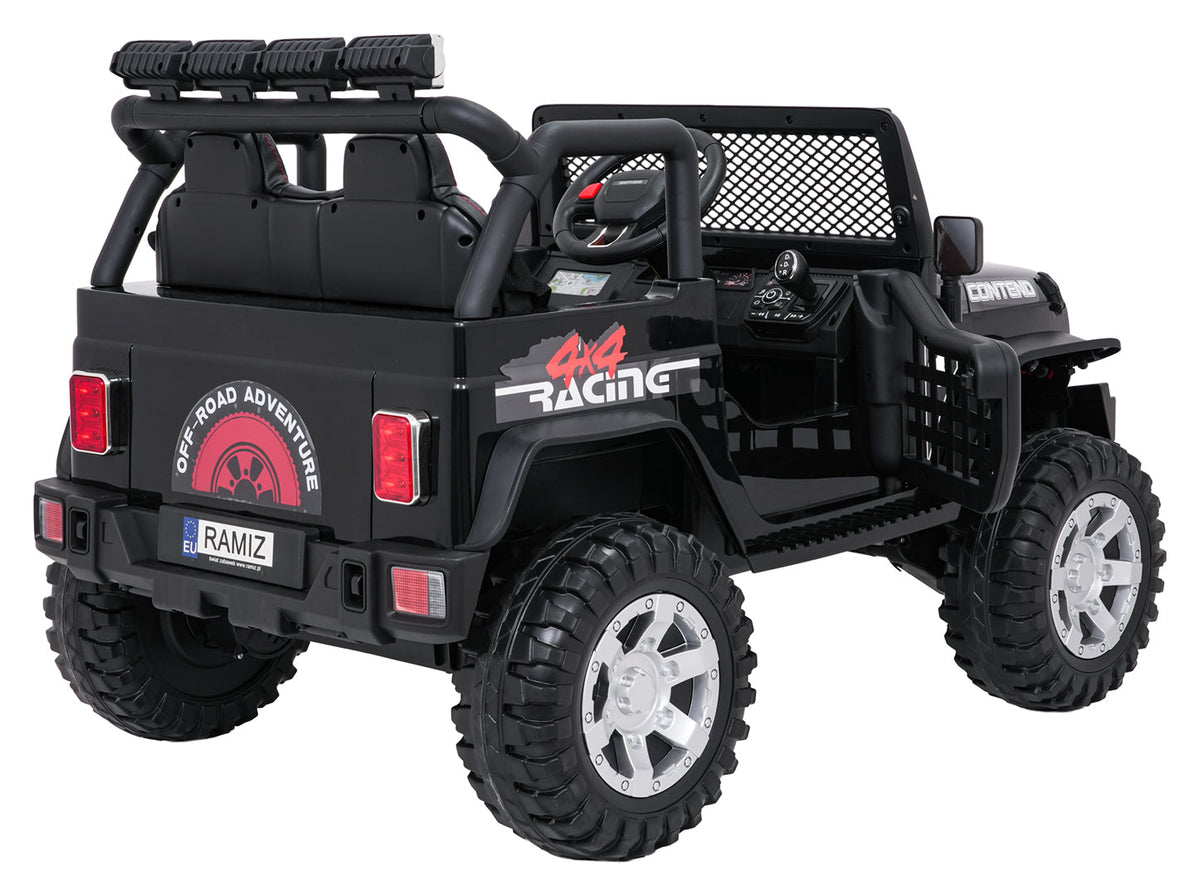 Auto na akumulator Jeep BEAST 4x4 - Crni